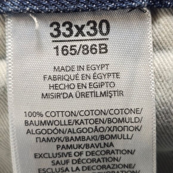 Polo Ralph Lauren Varick Slim Straight Denim Jeans 33x30 Striped Accents Cotton - Picture 5 of 8